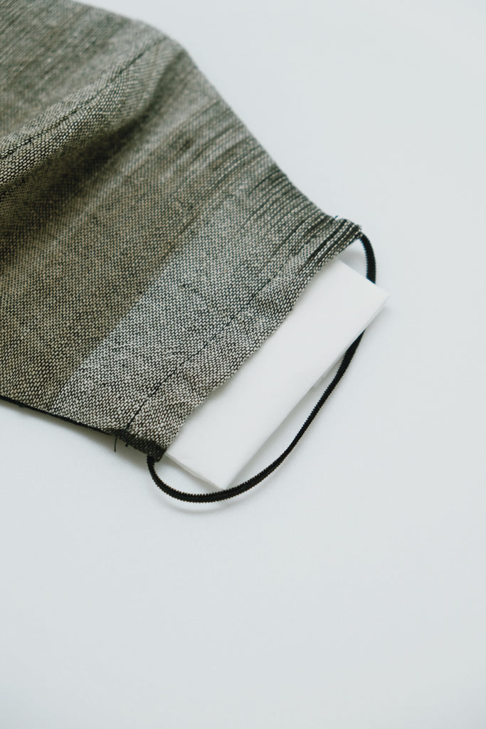Monochrome Fabric Mask - Imaji Studio