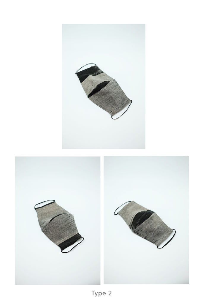 Monochrome Fabric Mask - Imaji Studio